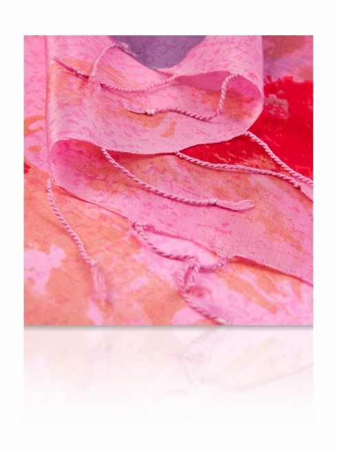 Палантин Женский S30-OIL.CANVA/SOLD.ROSE
